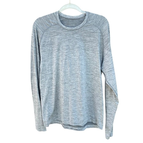 Lululemon Metal Vent Tech Long Sleeve M3AKVS Slate Gray Size XL GUC - Picture 1 of 9